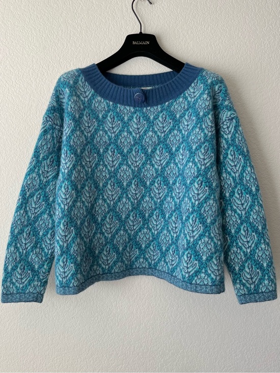 United Colors Of Benetton Sweaters - Benetton fair isle wool angora sweater made in Italy